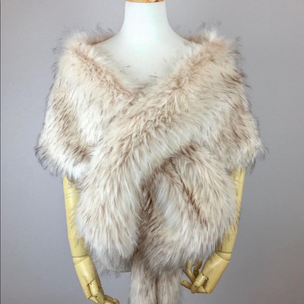 Faux Fur Shawl